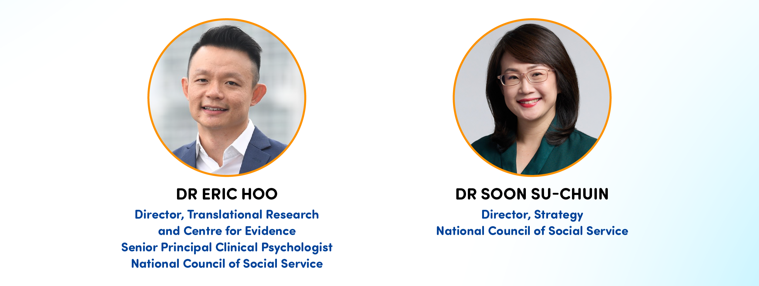 Presentation by Dr Eric Hoo (Translational Research and Centre for Evidence) and Dr Soon Su-Chuin (Strategy), National Council of Social Service